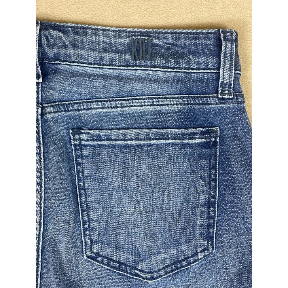 Kut From The Kloth Kathy Boyfriend Skinny‎ Jeans Womens 4 Distressed Stretch - Picture 12 of 14